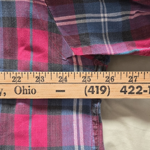 VTG Cotton Brothers Men's Red Plaid Shirt - Picture 6 of 8